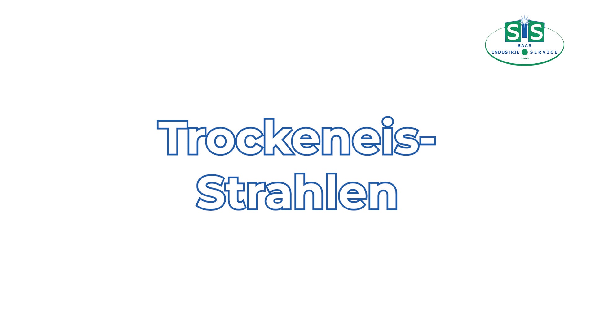 Video laden: Ein Video das die Tätigkeit Strahlen mit Trockeneis darstellt